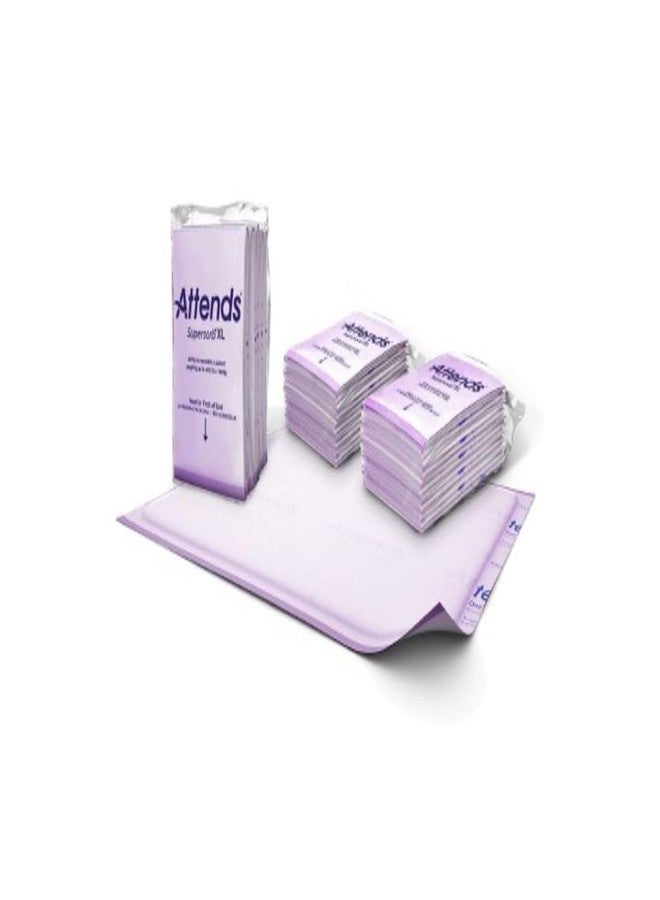 Attends Supersorb Bariatric XL Maximum Underpads, Extra Large, 36"x51" Absorbent Pad, Heavy Absorbency, 30ct Case - Image 1